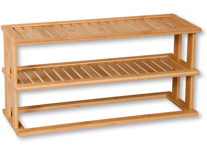 [2163035] Kesper Küchenregal aus Bambus, 2 Ebenen, 55 x 20 x 27 cm