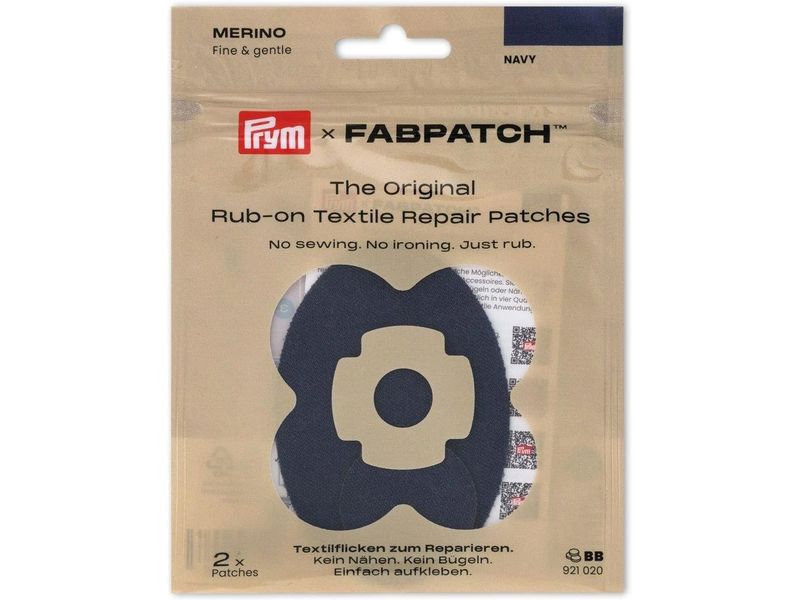 Prym Prym Rub-on Patch MERINO Marine