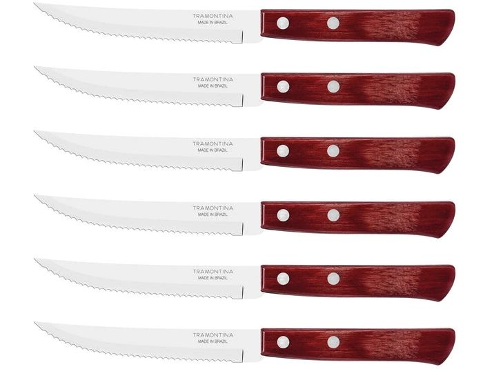 Tramontina Steakmesser Rot