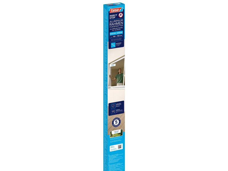 [2176959] tesa Fliegengitter Alu-Rahmen 1.2m x 1.5 m, Weiss