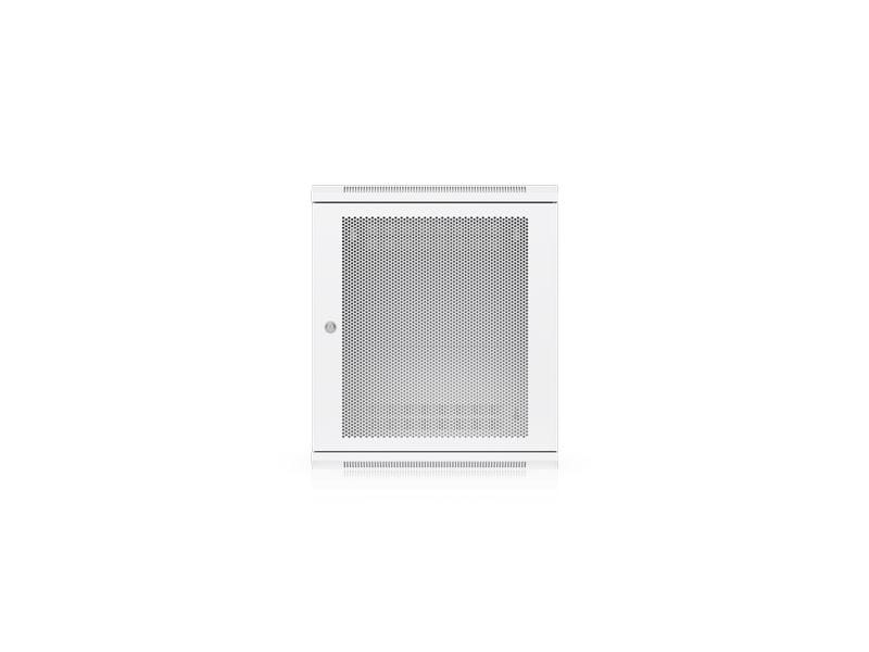 [2163785] Ubiquiti Wandschrank 12U Rack 19" / 12HE / Weiss,  Perforierter Tür