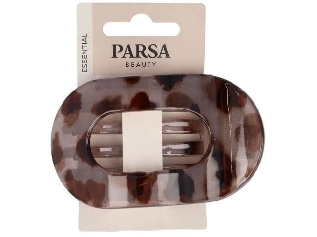 Parsa Beauty Haarklammer flach, T-Shell Braun