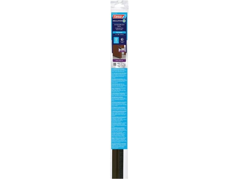 tesa Türdichtschiene für Teppichböden Kunststoff Braun 1 m