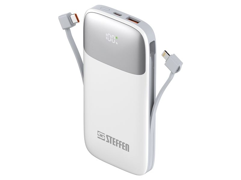 STEFFEN Powerbank 20W PD 10'000 mAh max. 12 V-1.5 A 10000 mAh