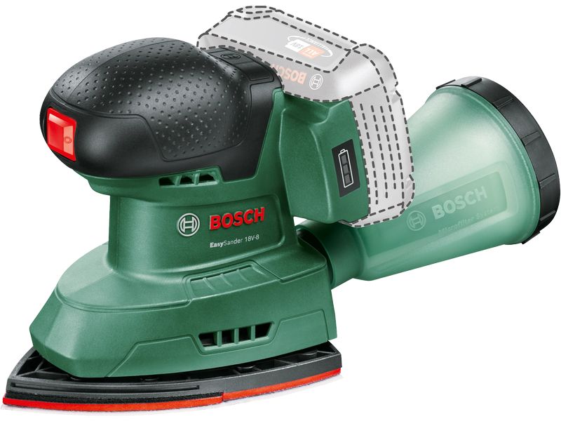 Bosch Akku-Multischleifer  EasySander 18 V-8