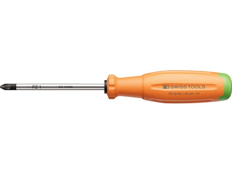 PB Swiss Tools SwissGrip Evo PZ-Kreuzschraubenzieher PB 38192.1-80