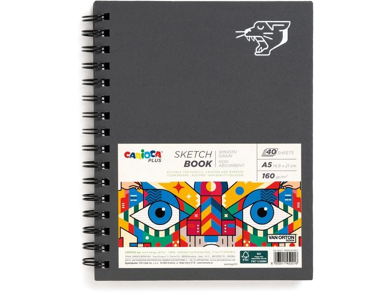 Carioca Sketchbook Plus A5 40 Blatt