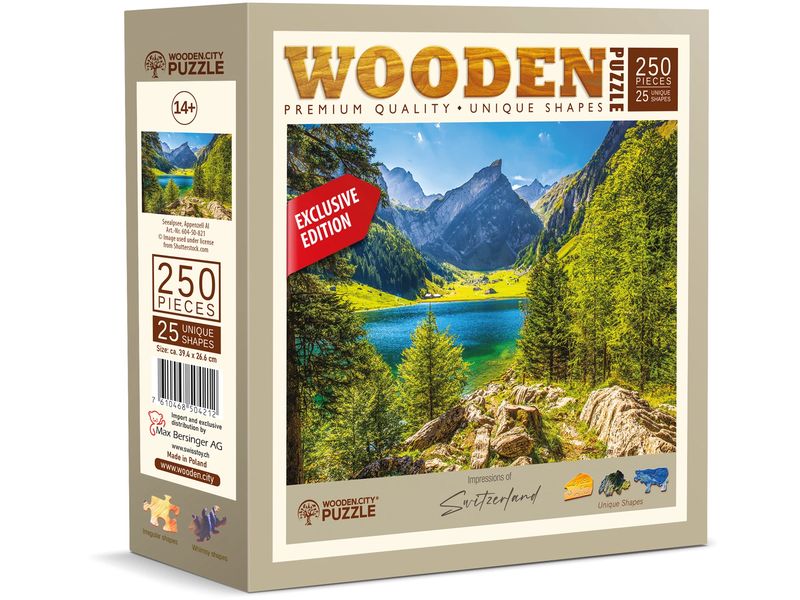 Wooden City Seealpsee Holz, 250 Teile