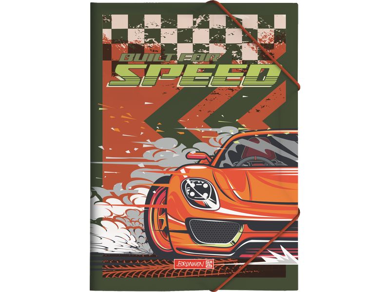 Brunnen Gummibandmappe Fast Wheels A4