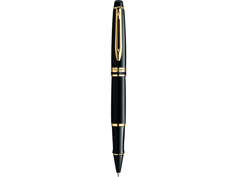 WATERMAN Tintenroller Expert F, Schwarz/Gold