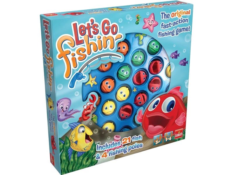 Max Bersinger Kinderspiel Angelspiel Let's Go Fishing