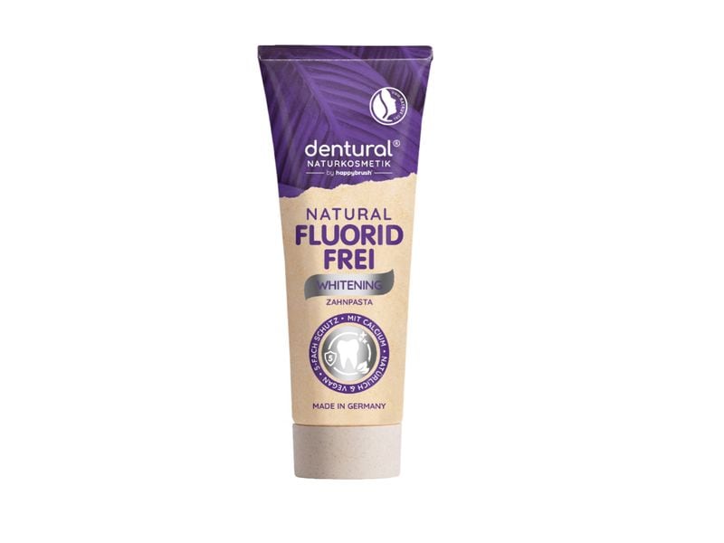 [2104162] happybrush Zahnpasta Dentural Natural Whitening 75 ml
