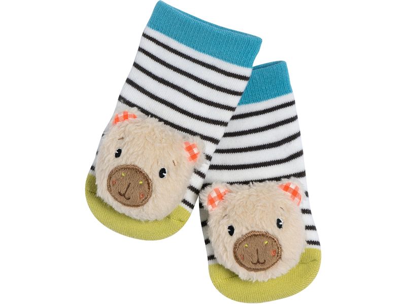 fehn Rasselsocken Capybara Mehrfarbig