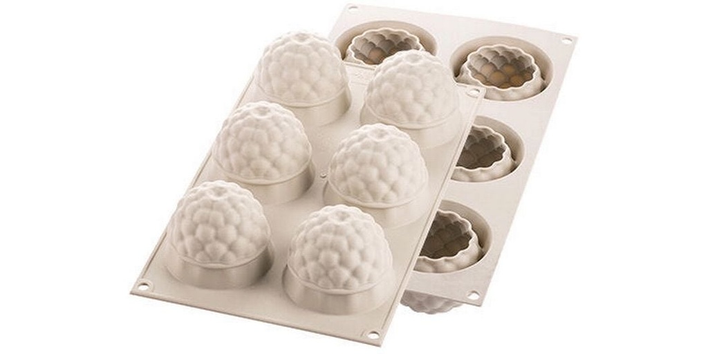 [2137070] Silikomart Backform Himbeere, Silikon, 690 ml