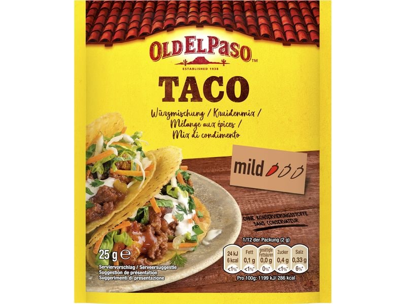 [2084683] Old El Paso Taco Mix 25 g