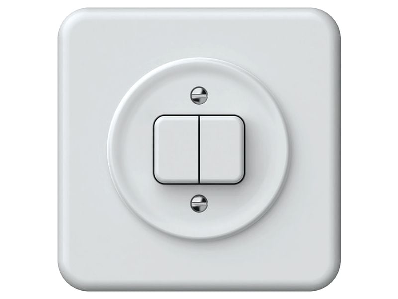 Hager Schalter ORIGIN UP-Druckschalter SCH1(3+3) QuickConnect ws