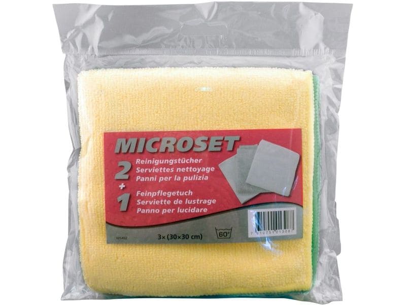 [2131014] TopLine Mikrofasertuch 30×30 cm 3er-Set