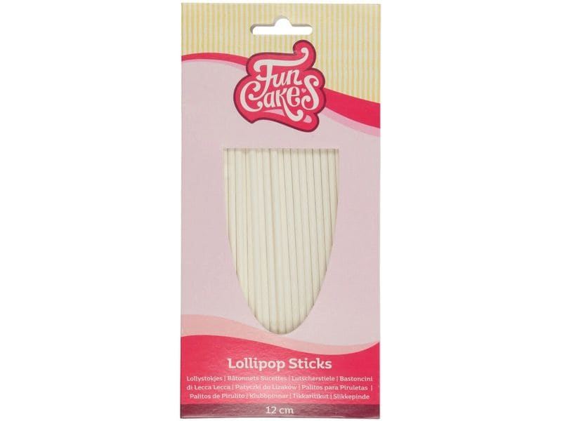 [2137028] Funcakes Lutscherstiele Lollipop Stick, 12 cm, 50 Stück