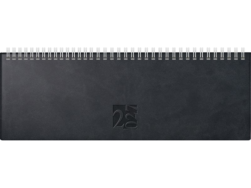 rido idé Pultkalender AC-Terminer 2027 307 x 105 mm, Schwarz