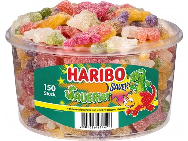 [2088981] Haribo Int. Gummibonbons Dose SAUERier 1350 g