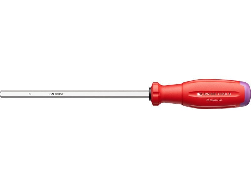 PB Swiss Tools Innensechskant-Schraubenzieher SwissGrip Evo PB 38205.8-180