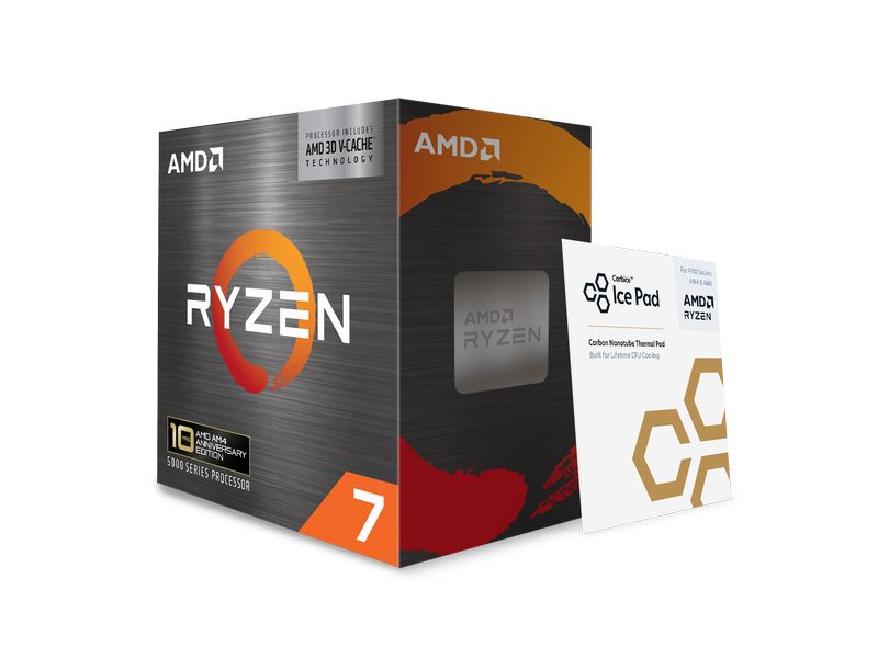 AMD CPU AMD Ryzen 7 5800 x 3D AM4 4.5 GHz
