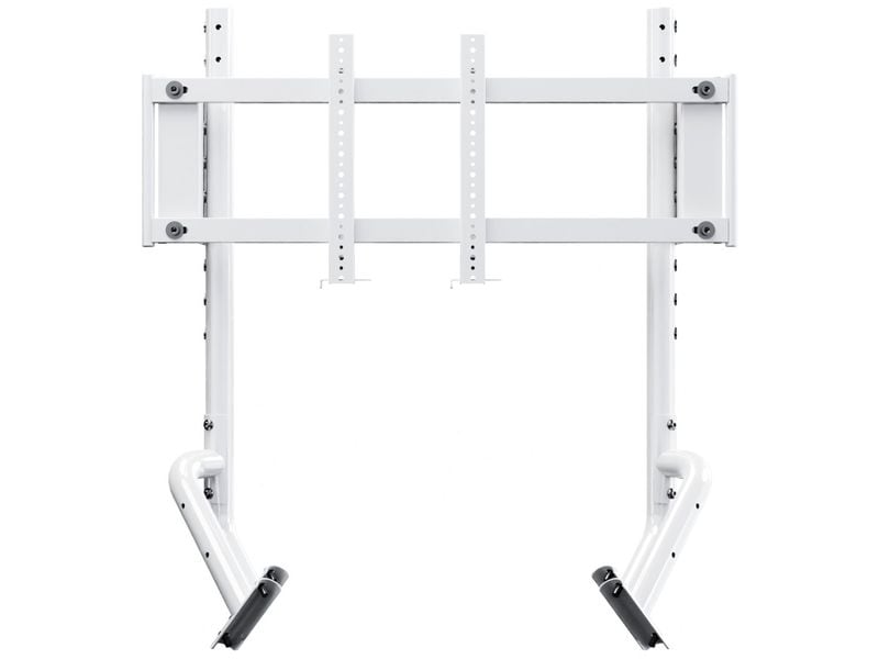 Oplite R8 Single Monitor Mount Stahl, Weiss