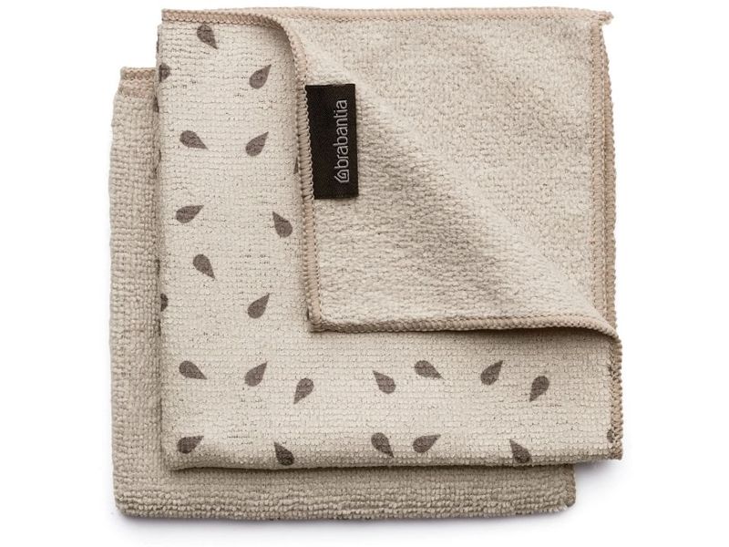 Brabantia Mikrofaser Geschirrhandtuch 2 Stück, Beige