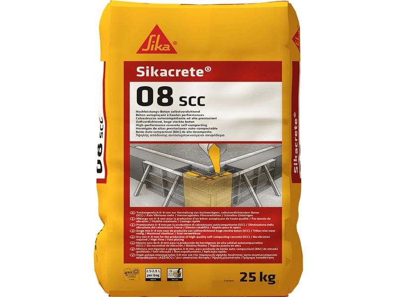 Sika Sikacrete SCC-08 Trockenbeton Grau 25 kg
