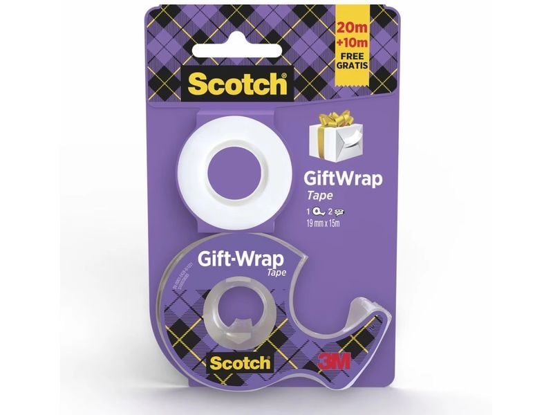 Scotch Geschenkband 19 mm x 15 m, mit Abroller