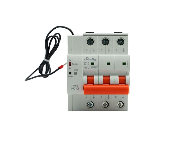 Shelly Pro 3CB C10 · 3-polig · 10A