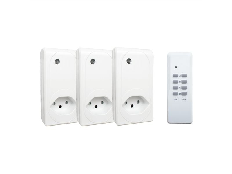 [2195515] Schönenberger Funkschalter Set indoor 3er Set Digital