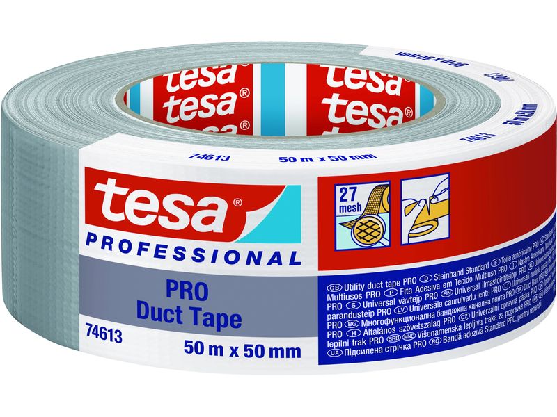 tesa 74613 50 mm x 50 m, Schwarz