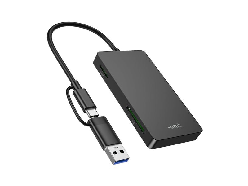 onit Card Reader Extern USB-C/A 3-in-1