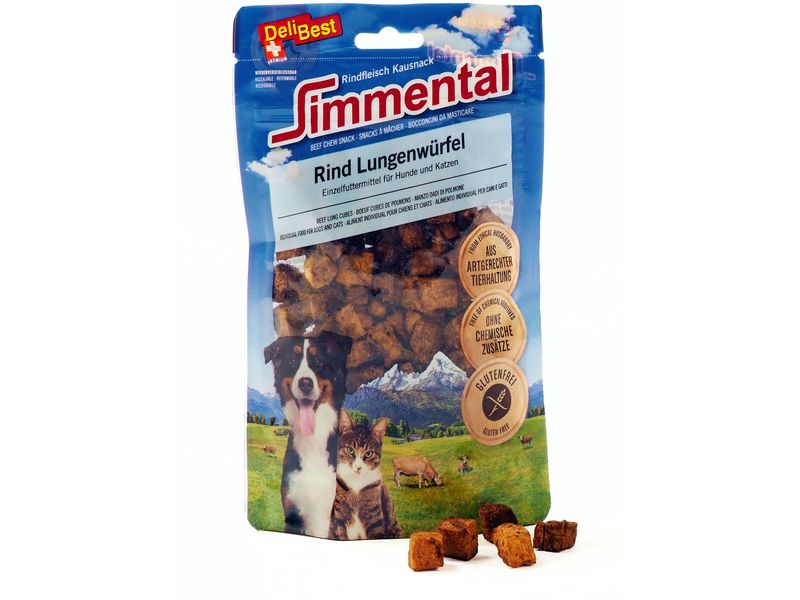 DeliBest Rinder Lungenwürfel 60 g