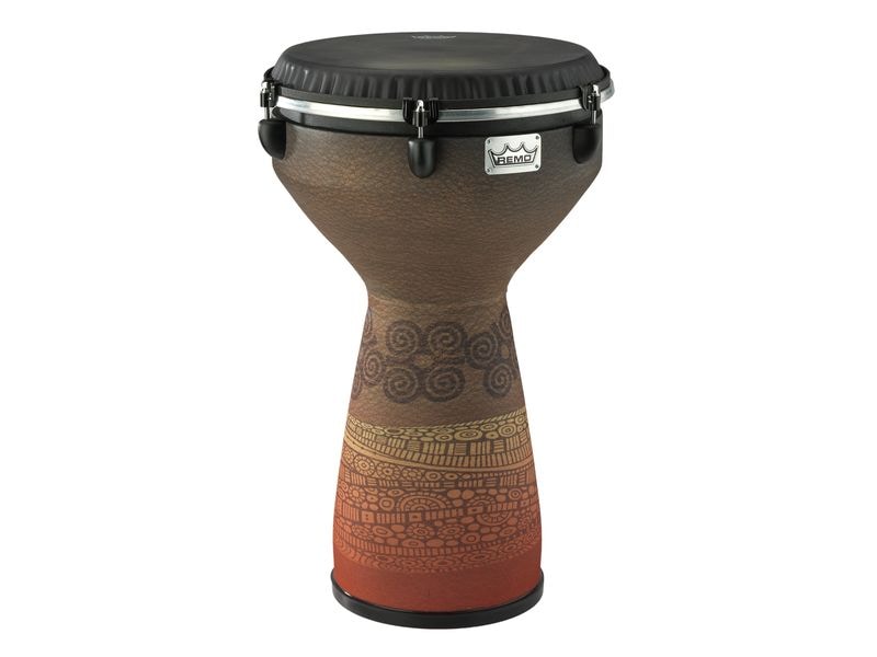 Remo Flareout Djembe 13 Zoll Desert Brown Acousticon Kessel