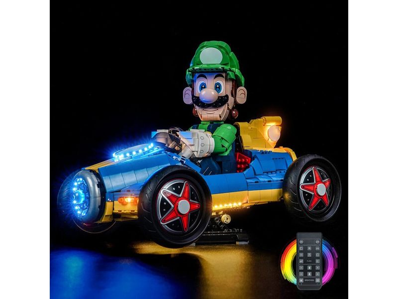 BrickBling LED-Licht-Set für LEGO® 72050 Super Mario Kart Luigi