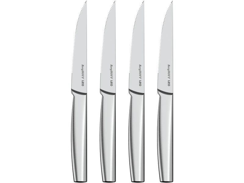 BergHOFF Steakmesser-Set Leo Legacy 4 Stück, Metall