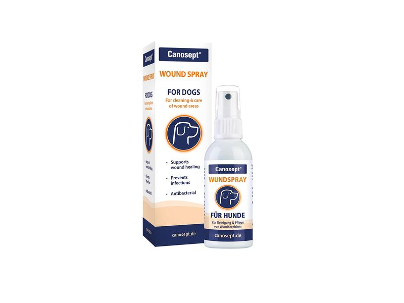 Canosept Hunde-Pflege Wundspray 75 ml Für Hunde und Katzen