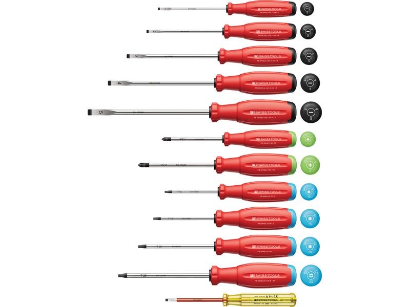 PB Swiss Tools Schraubenziehersatz 38472 SwissGrip Evo
