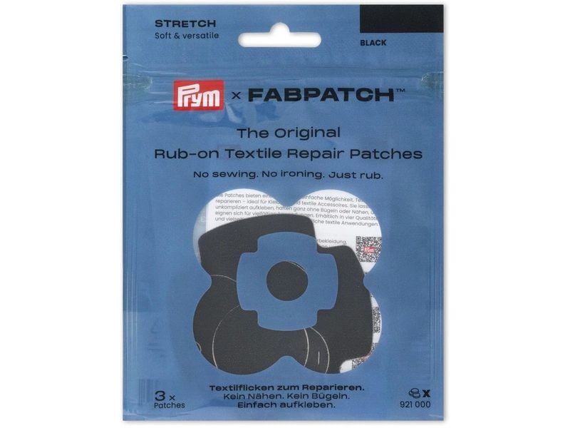 Prym Prym Rub-on Patch STRETCH Schwarz
