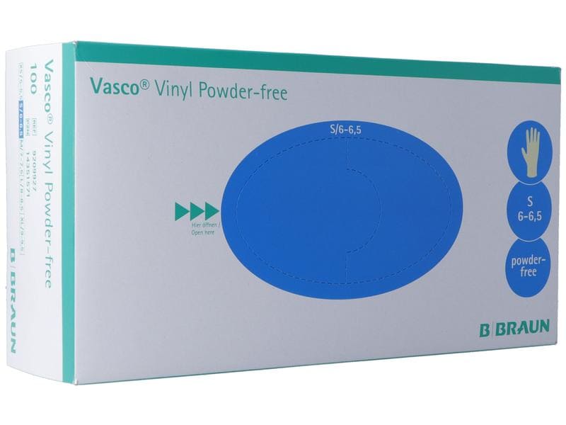 B. Braun Einweghandschuh Vasco Vinyl S 100 Stück