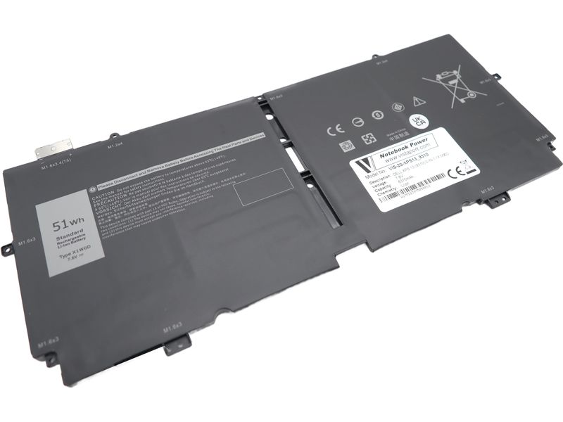 Vistaport Akku für Notebook Dell VIS-20-XPS13_9310