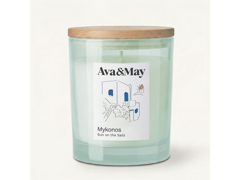 AVA & MAY Duftkerze Mykonos 220 g