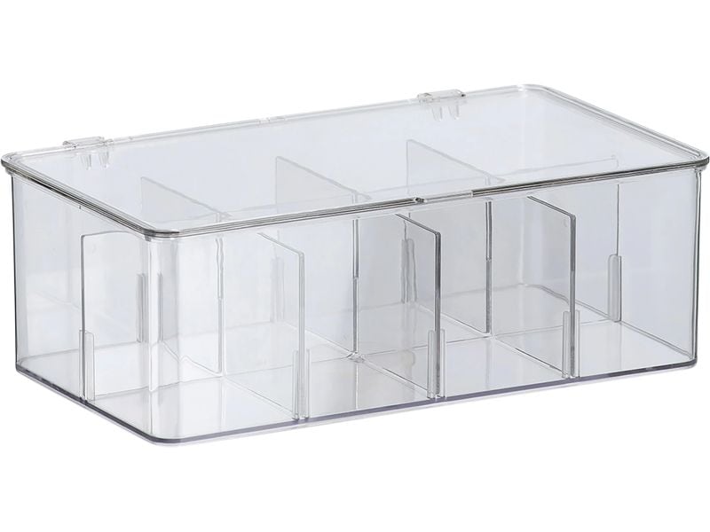 [2037363] Zeller Present Küchenschrank-Organizer Transparent 27.5 x 16.5 x 9.5 cm