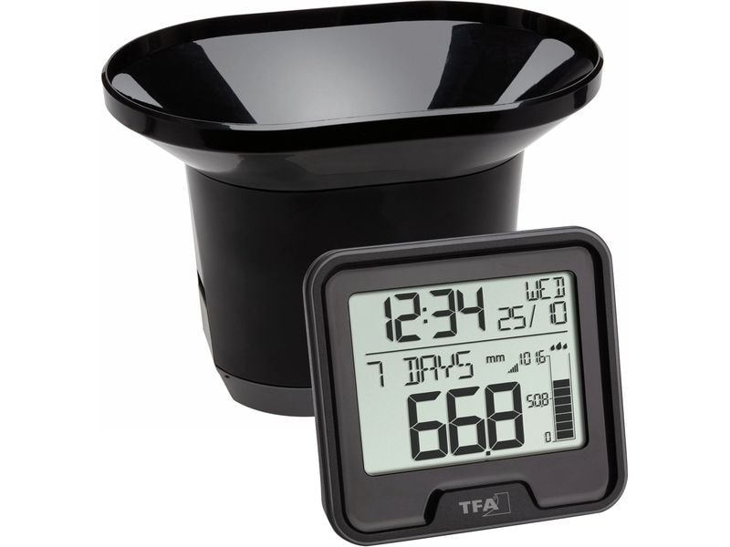 TFA Dostmann Regensensor DROP 47.3005 Schwarz