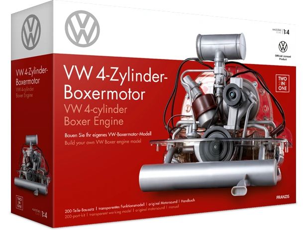 [2158504] Franzis 4-Zylinder-Boxermotor 1:4