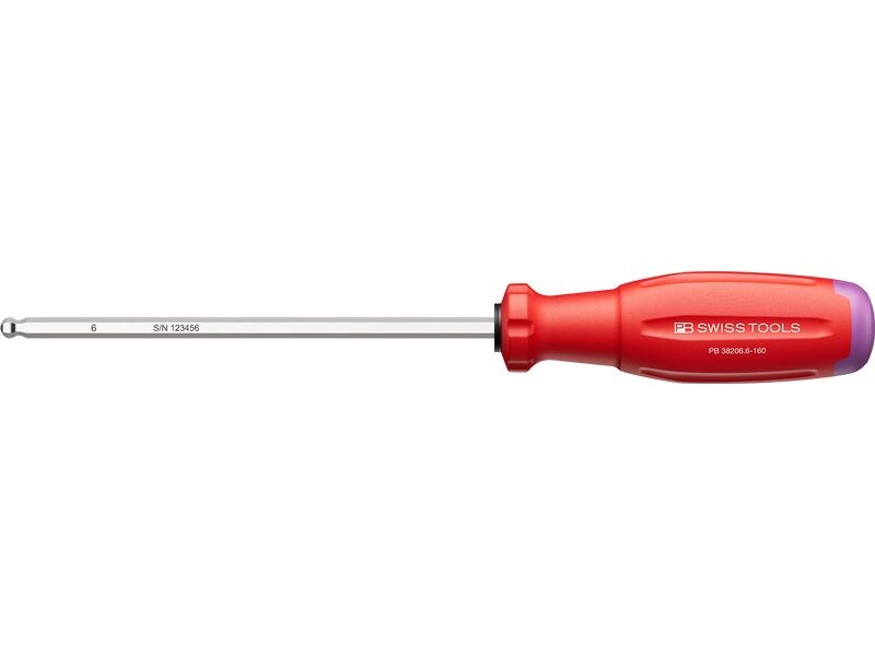 PB Swiss Tools Innensechskant-Schraubenzieher 38206 HEX 6 Innensechskant