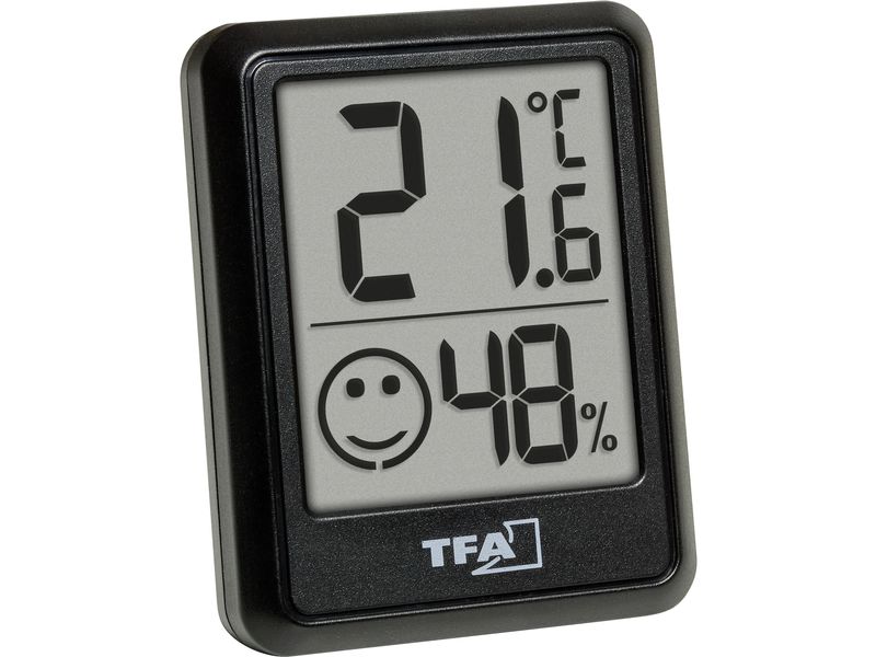 TFA Dostmann Thermo-/Hygrometer 30.5060.01.03 Schwarz