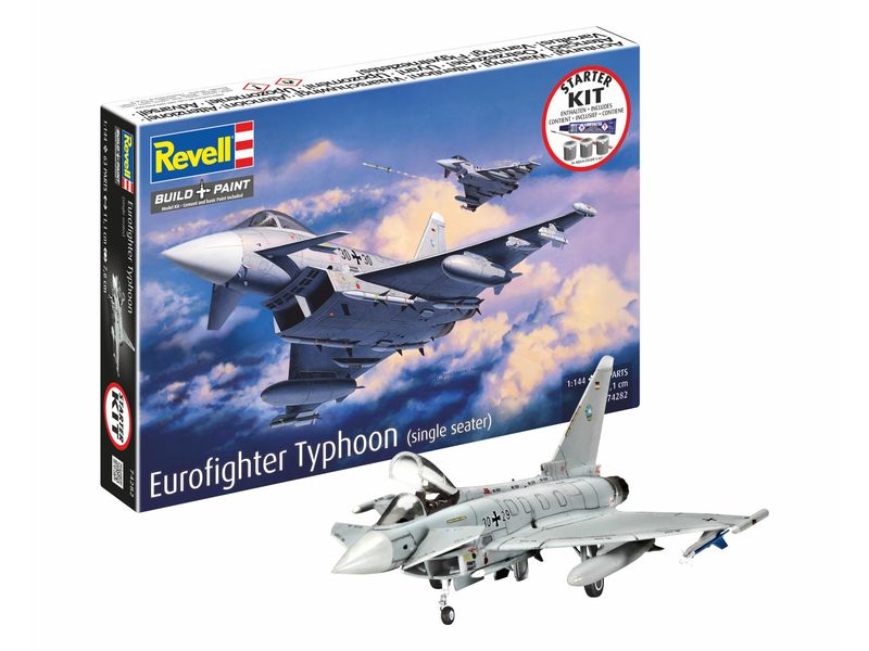 Revell Starter Kit Eurofighter Typhoon (single seater) 1:144